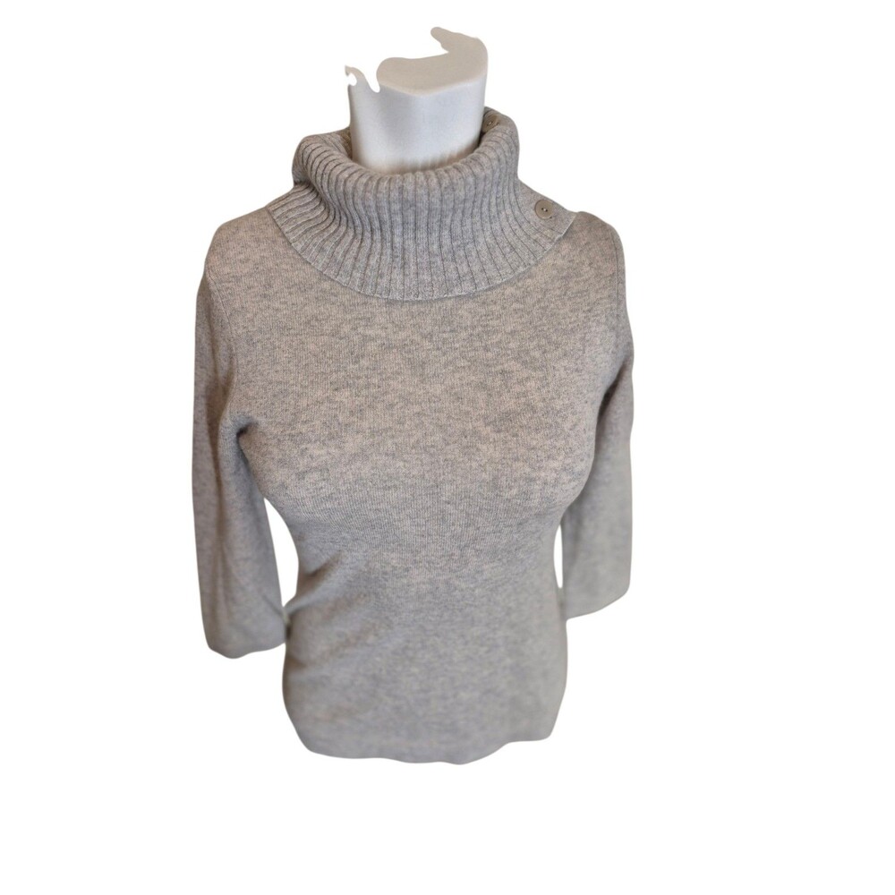 Classiques Entier Vintage Cashmere Sweater Turtleneck Sweater Gray Sz XS